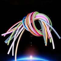 Tube Néon LED Flexible en Silicone, Éclairage Néon 6mm 12V IP67 Étanche, Revêtement Double Couche, 14 Couleurs Simples Dimmables, 50m/rouleau