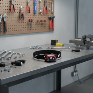 Magnetic <b>Work</b> <b>Light</b> Headlamp 700lm SPOT+FLOOD Hybrid <b>Rechargeable</b> Headlight 5 Modes <b>LED</b> Head Torch for Mechanics Auto Repair - Product Image 1