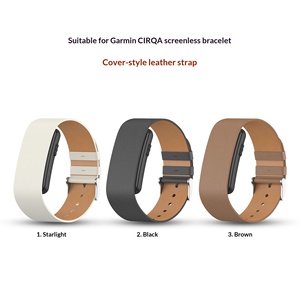 Correa de reloj de cuero Upro para Garmin Cirqa, correa de liberación rápida de cobertura total de una pieza, reemplazo de pulsera suave y cómodo - Product Image 2