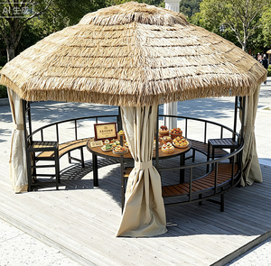<span class=keywords><strong>Pergola</strong></span> en chaume de style hawaïen, directement de l'usine, avec finition thermolaquée et moustiquaires <span class=keywords><strong>pour</strong></span> balcon, plage, cour et patio - Product Image 6