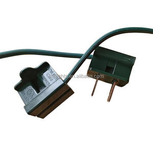 Prises mâles Gilbert MZ Lights pour câble SPT-2, <span class=keywords><strong>prise</strong></span> verte à clipser, une <span class=keywords><strong>prise</strong></span> <span class=keywords><strong>vampire</strong></span> pour cordon de lumière de Noël C7 C9 - Product Image 6
