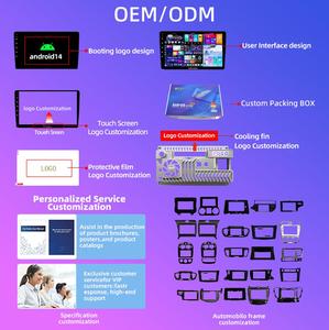 Tk Qualcomm 7 ''/9"/10 "qcta lõi 4 + 64GB xe Stereo Android xe đài phát thanh Carplay/Android tự động/4G/Wifi/GPS/DSP/QLED màn hình cảm ứng OEM - Product Image 3
