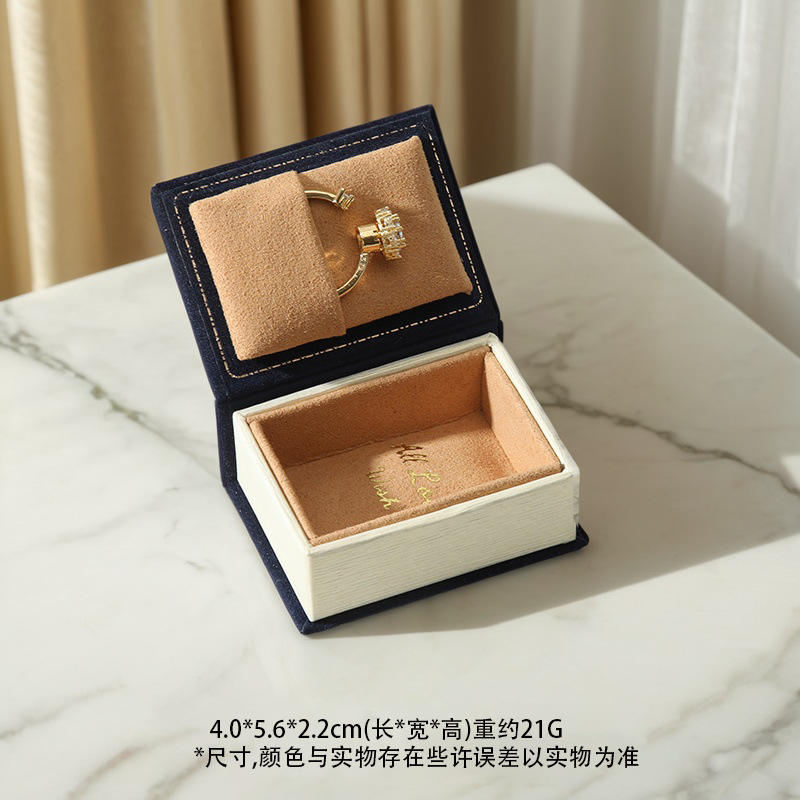 Palace blue mini ring box