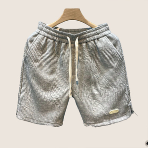 Shorts cargo tendance pour hommes, coupe droite, décontractés, pour la plage, taille élastique, shorts de sport, shorts rétro - Product Image 1