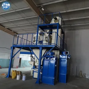 Mortar Plant Dry Mortar Mixing Plant For Wall Putty Making Machine Building Material Manufacture