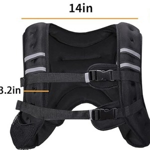 Chaleco de peso de 5-8-10kg, Material de poliéster, equipo de Fitness para correr, bolsa de arena Invisible de hierro, abrigo de arena, chaleco ponderado - Product Image 2