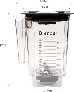 570/825/725 1.4L 2L 3L 5L hộ gia đình Jar Jar Máy xay sinh tố thay thế phù hợp cho máy xay sinh tố TEC - Product Image 1