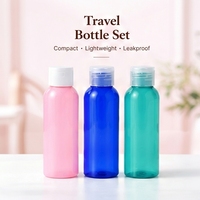 Bouteille en plastique PET Boston vide en gros, 60/100/120/200/250 ml, avec bouchon à clapet, taille personnalisée disponible, service OEM/ODM, cosmétique