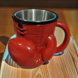 Taza <span class=keywords><strong>de</strong></span> Café <span class=keywords><strong>con</strong></span> Diseño <span class=keywords><strong>de</strong></span> <span class=keywords><strong>Guantes</strong></span> <span class=keywords><strong>de</strong></span> <span class=keywords><strong>Boxeo</strong></span>, Adorno <span class=keywords><strong>de</strong></span> Acero Inoxidable para Mesa, <span class=keywords><strong>con</strong></span> Artesanía <span class=keywords><strong>de</strong></span> Resina, para Regalos Empresariales - Product Image 4