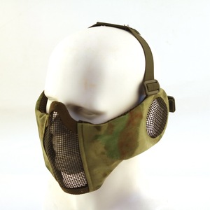 Máscara de malla táctica para la cara inferior, media máscara de malla para <span class=keywords><strong>paintball</strong></span>, equipo de caza, media máscara transpirable - Product Image 2