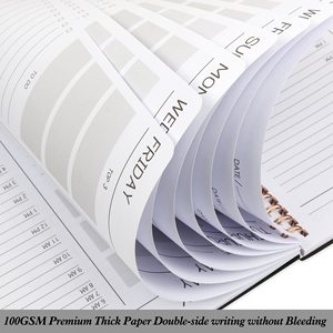 <b>2023</b> Undated Weekly Spiral PVC Notebook Goal <b>Planner</b> for Gift Planning - Product Image 2