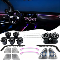 Kit d'éclairage d'ambiance intérieur LED 64 couleurs pour Mercedes-Benz GLA W247 2020-2025 Accessoires de voiture Décoration intérieure