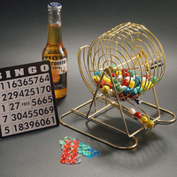 Jeu de société de boisson, jeu de bingo, machine de bingo de bar / machine de tombola de bar, carte de bingo / carte