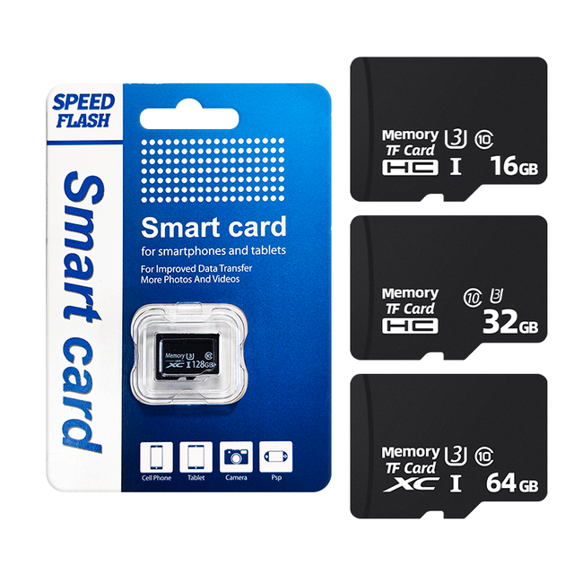 Wholesale Real Capacity TF Card Class 6 10 Withe SD Memory Card 1GB 256MB 512MB 2GB Memory Card Supports OEM Customized Logo