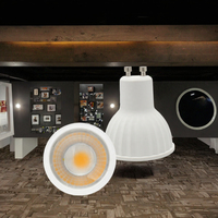 Foco LED Exterior Moderno de Aluminio Antideslumbrante IP65 AC220V, GU5.3 MR16 E27, Foco de Techo GU10 de 5W