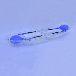 Canoë-kayak transparent à fond clair de 11 pieds pour 2 personnes, en matériau composite, très populaire - Product Image 4