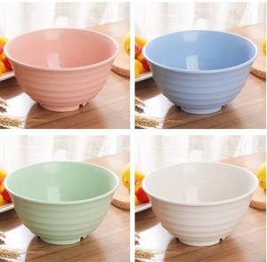 Ciotole di paglia di grano 30 once di grandi dimensioni per microonde lavastoviglie ciotole di plastica per zuppa di cereali infrangibili con Ramen profondo ciotola di Noodle per insalata - Product Image 6