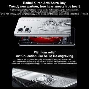 Le plus récent <span class=keywords><strong>Xiaomi</strong></span> Redmi Note <span class=keywords><strong>11T</strong></span> <span class=keywords><strong>Pro</strong></span> + Astro Boy édition limitée 5G Smartphone 6.6 pouces écran 120W chargeur rapide 2460x1080 Pixels - Product Image 5