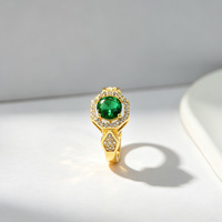 Nouvelle bague octogonale en laiton et zircon pour femme, design ouvert réglable, accessoire de bijouterie tendance et à la mode