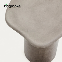 Table en béton de luxe pour villa, ensemble de mobilier d'extérieur pour patio, table basse commerciale en ciment pour piscine, idéale pour bar de complexe hôtelier et canapé