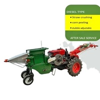 SURRI traktor Mini mesin pertanian kecil untuk pemanen jagung kolektor tanaman efisien