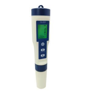 Tester klorin gratis OEM portabel pena <span class=keywords><strong>Digital</strong></span> Detektor klorin 0-4.00ppm CL nilai sisa klorin <span class=keywords><strong>Meter</strong></span> IP67 tahan air LCD - Product Image 3