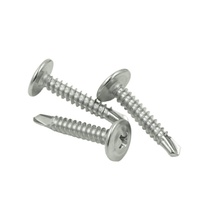 Vis autoperceuses à tête hexagonale M3.5 M4.2 en acier inoxydable SS304, filetage standard classe 4.8 et 6.8 pour cloisons sèches