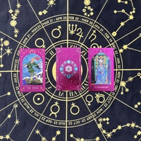 Nouveauté : Jeu de cartes de table de tarot Solitaire 78 pièces, en papier, avec boîte, impression couleur et instructions