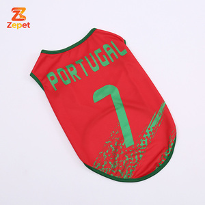 Maglietta per <span class=keywords><strong>Cani</strong></span> Traspirante in Rete Estiva, Maglia da Basket per Animali Domestici, Abbigliamento per <span class=keywords><strong>Cani</strong></span> con Stampa Coppa del <span class=keywords><strong>Mondo</strong></span>, Asciugatura Rapida, Vestiti per <span class=keywords><strong>Cani</strong></span> e Gatti Teddy - Product Image 2