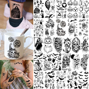 Tatuajes Temporales al por Mayor, 52 Hojas, Impresión UV, Vinilo Impermeable, Patrones con Eslogan para Niños, Niñas, Mujeres, Hombres y Adultos - Product Image 6