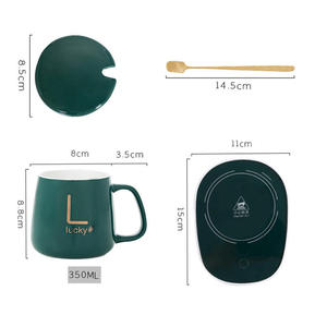 Y1 <span class=keywords><strong>USB</strong></span> powered Hot Bán Bộ Quà <span class=keywords><strong>T</strong></span>ặng 55 độ cà phê sữa gốm Mug với sưởi ấm Pad nhiệ<span class=keywords><strong>t</strong></span> độ không đổi Mug nóng - Product Image 3