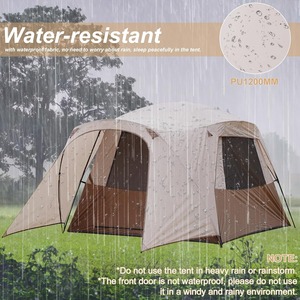 <span class=keywords><strong>Tente</strong></span> <span class=keywords><strong>de</strong></span> <span class=keywords><strong>camping</strong></span> double couche imperméable OEM pour l'extérieur, portable, type cabane familiale, idéale pour le <span class=keywords><strong>camping</strong></span> et la randonnée - Product Image 3