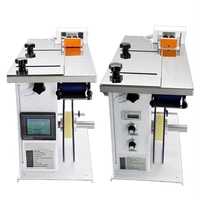 Machine d'étiquetage de fond de carton, petite machine semi-automatique de scellage d'angle pour colis, garantie 1 an, 220V, 35-90 pièces/min