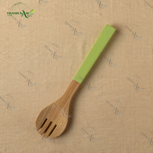 Juego de utensilios de cocina de cuchara de bambú ecológico con mango cómodo Diseño clásico de Vietnam para capacidad de 10ml para obsequios - Product Image 5