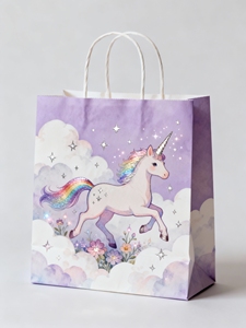 Customizable Beautiful Kraft Paper <b>Bags</b> and Durable Handles with Eco-Friendly Design for Gift Packaging - Product Image 4