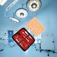 Kit de dissection en acier inoxydable, instruments de formation chirurgicale, ensemble d'outils anatomiques, ciseaux, porte-aiguille, outils manuels