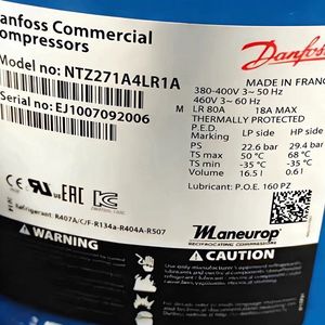 Compresseur Scroll NTZ136A4LR1A 12V pour remplacement et réparation de climatisation et de réfrigération - Product Image 3