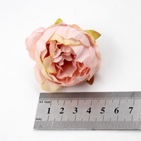 Fleurs de pivoine artificielles en soie de 5 cm, arrangements floraux de style européen, décoration de la maison haut de gamme, décoration murale réaliste