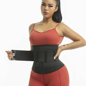 Cinturón de Control Abdominal de cintura estrecha <span class=keywords><strong>para</strong></span> <span class=keywords><strong>mujer</strong></span>, vendaje adelgazante de alta calidad, entrenador de cintura, envoltura de cintura con cremallera - Product Image 3
