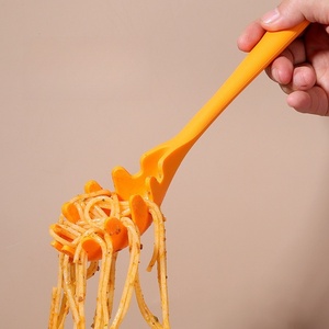 New high-quality online hot-selling kitchen accessories silicone handle pasta spoon high-quality kitchen <b>utensils</b> - Product Image 5