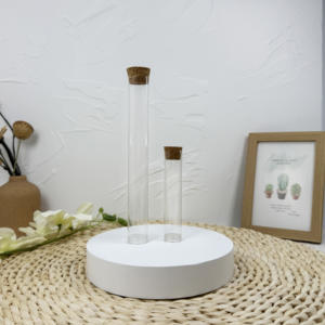 Vente en gros Personnaliser 15*100mm Transparent PS Plastique pour Tube avec Liège 10-50ml Capacité YJ Marque quantité minimale de commande 1000 Pcs - Product Image 6