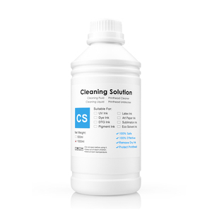 Ocbestjet 1000ml nước dựa trên thăng hoa thuốc nhuộm giấy tráng mực làm sạch Cleaner giải pháp chất lỏng chất lỏng cho printhea và ống - Product Image 6