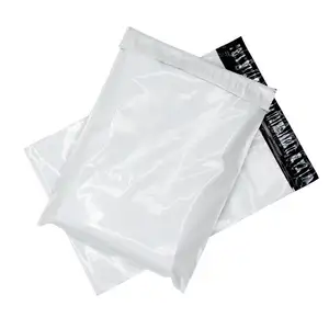 KHX Hersteller niedriger Preis versandfertige große weiße 19 × 24 × wiederverwendbare Poly-Mailer-Kurierbeutel für Kleidung