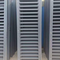 Fenêtres à persiennes en aluminium de fabrication chinoise, persiennes de ventilation modernes pour appartements, revêtement en poudre, résistantes aux intempéries