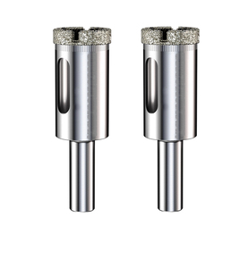 Hemai kim cương lõi khoan Bit Kit Shank bạc kết thúc 55mm Tổng chiều dài 200mm chiều dài làm việc khoan cưa gạch đá cẩm thạch thủy tinh - Product Image 1