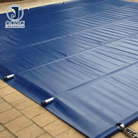 Bâche de piscine JX en PVC laminé, imperméable, respirante, anti-UV, occultante, en tissu uni organique enduit