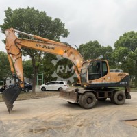 Excavatrice mobile d'occasion HYUNDAI R210W-9 21 tonnes, fournisseur de pelles d'occasion pour projets municipaux R210W-9S R210W-7 R210WVS
