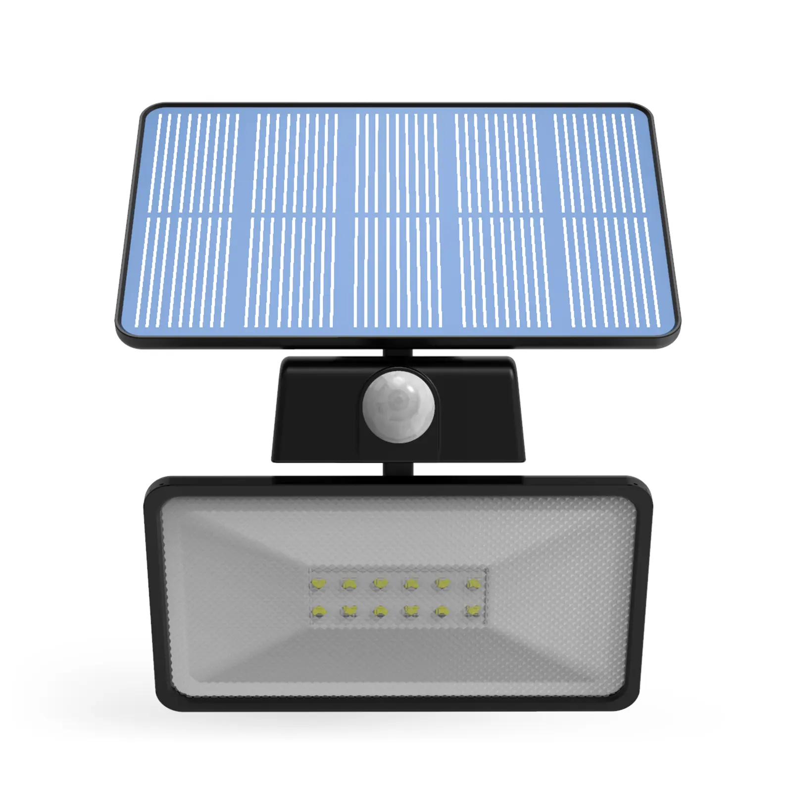 ZGLUX LED Outdoor Solar Wall Lamp IP44 No Wiring Motion Sensor Remote Control Solar Power Wall Light For Garden Walkways Garage