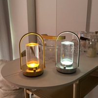 Lampe de chevet sans fil SFT, flexible, moderne, à LED, alimentée par énergie solaire, avec commande tactile, design minimaliste pour patio et salon