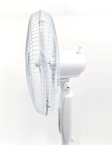 16-Inch <b>Stand</b> Fan Flour Fan Multifunction Lithium Battery Rechargeable Solar Fan With Solar <b>Night</b> Light LED Bulb HRX-198F Solar - Product Image 2